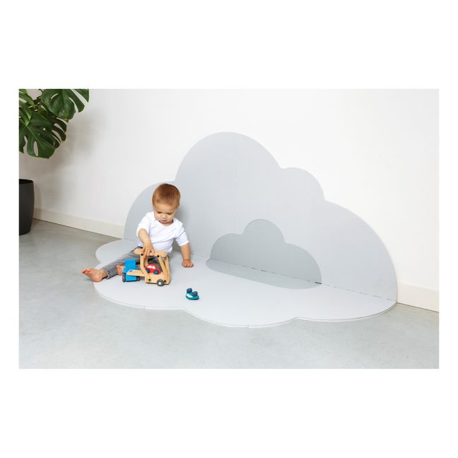 Faltbarer Spielteppich Wolke | Perlengrau