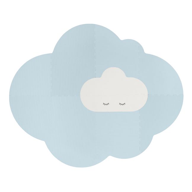 Alfombra de juego plegable Nube  | Azul Cielo