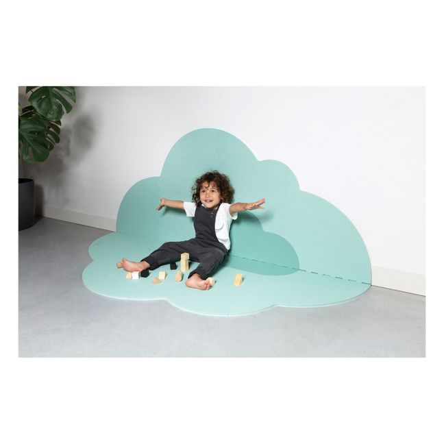 Faltbarer Spielteppich Wolke | Mintgrün