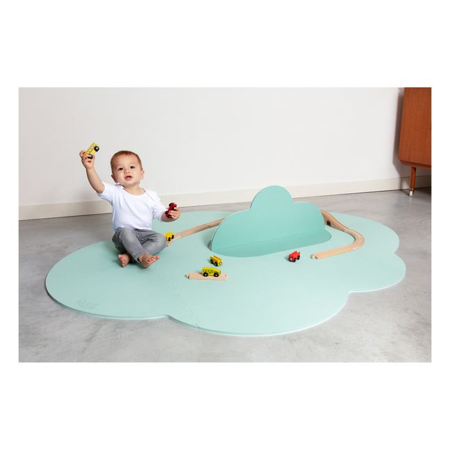 Faltbarer Spielteppich Wolke | Mintgrün