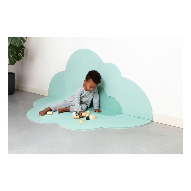 Faltbarer Spielteppich Wolke | Mintgrün