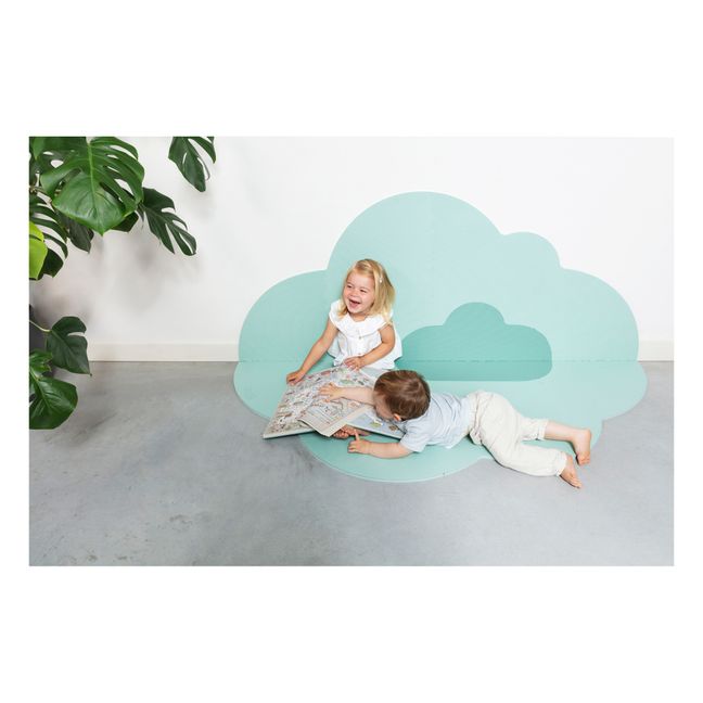 Cloud Foldable Playmat | Mint Green