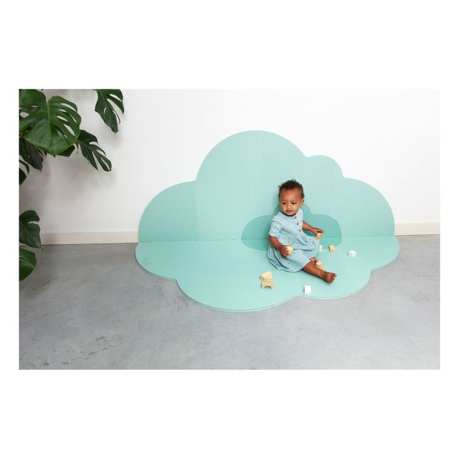 Faltbarer Spielteppich Wolke | Mintgrün