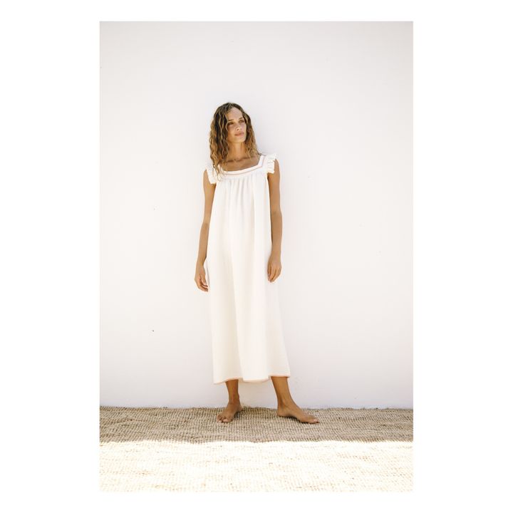 Liilu Organic Cotton Nightgown Women's Collection Ecru Smallable