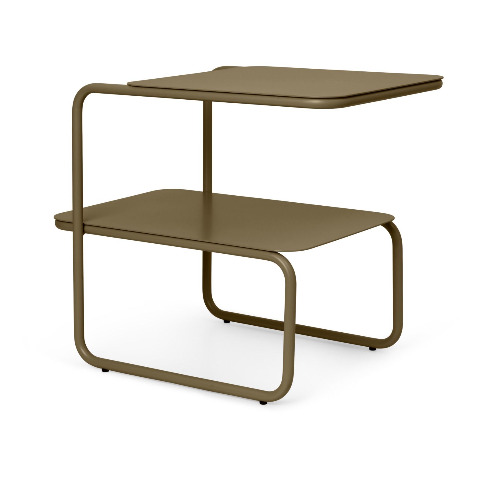 Ferm Living - Table d'appoint outdoor Level - Vert olive