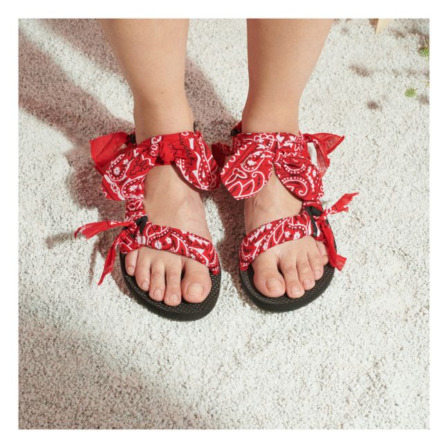 Trekky Bandana Sandals -Women's Collection- Red