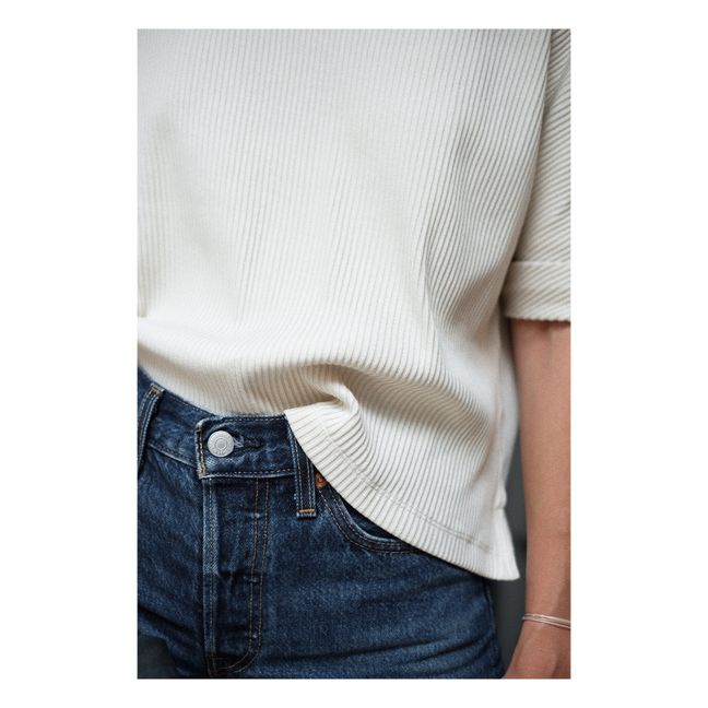 T-Shirt Marjolaine - Damenkollektion  | Cremefarben
