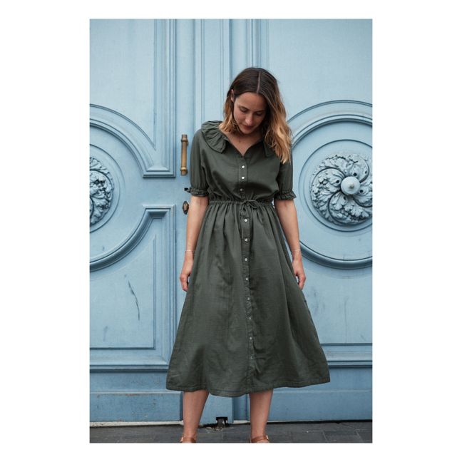 Camarine Dress - Women's Collection - Forest Green