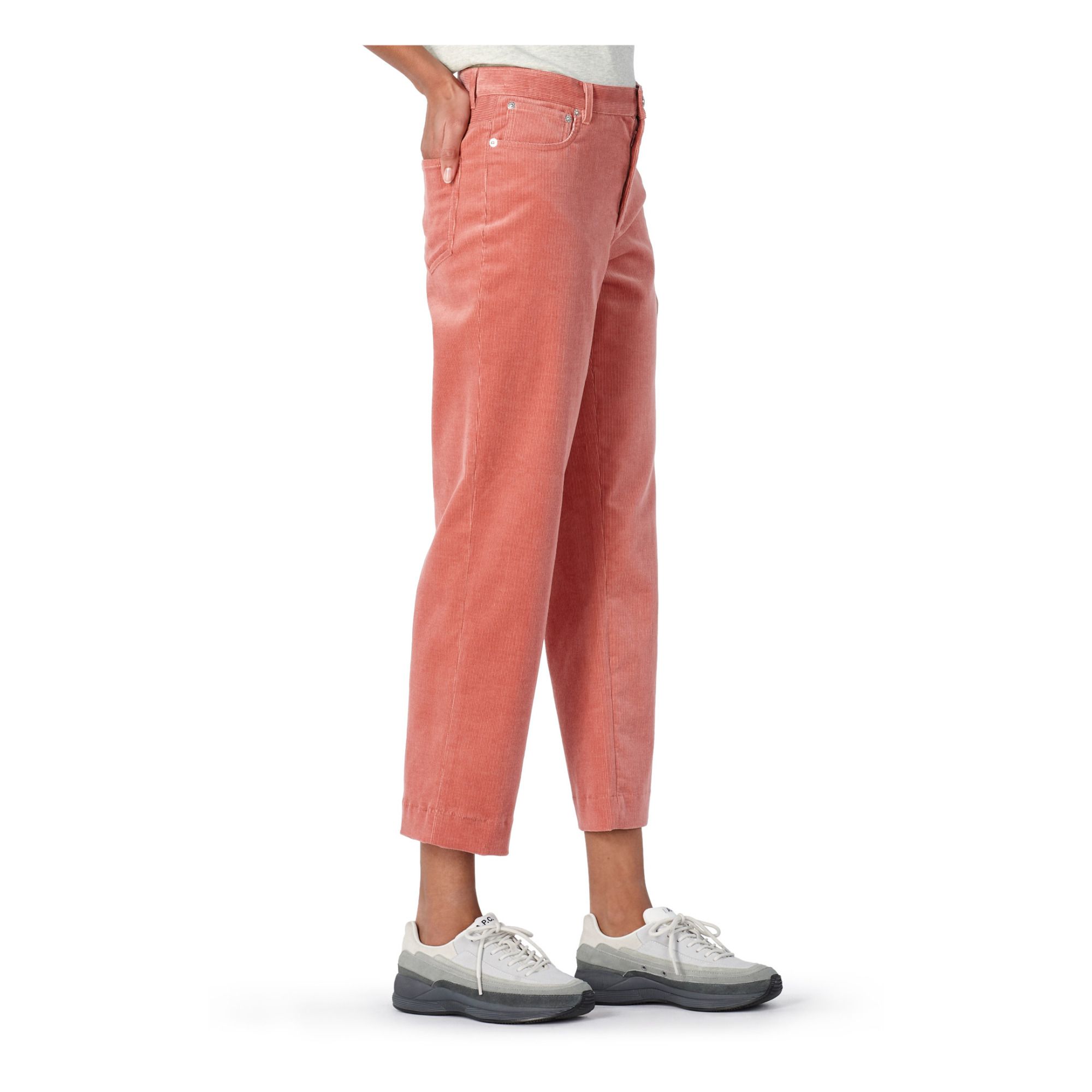 Jeans New Sailor in velluto a costine Rosa antico A.P.C. Moda Adulto