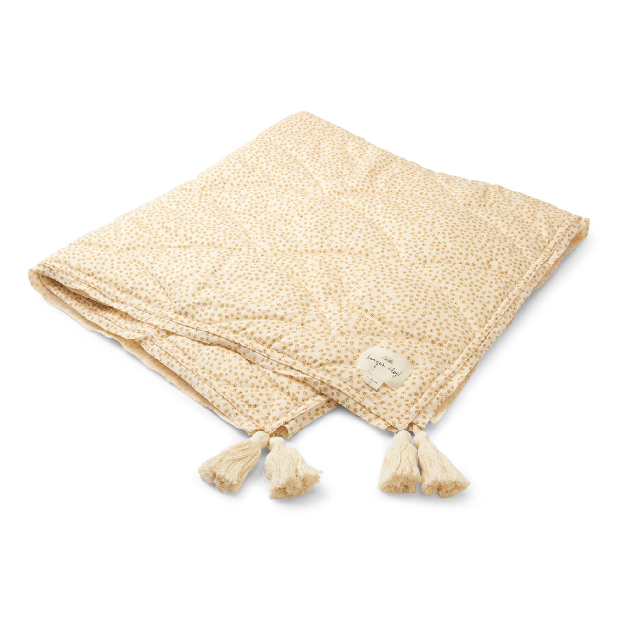 Konges Slojd - Couverture matelassée en coton bio - Jaune