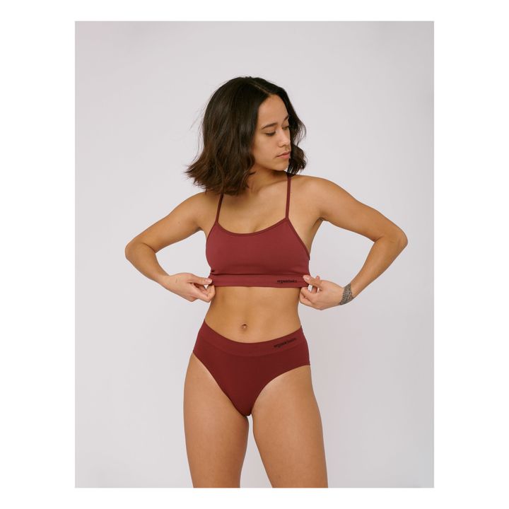 Brassière Silver Tech Active | Bordeaux- Image produit n°1