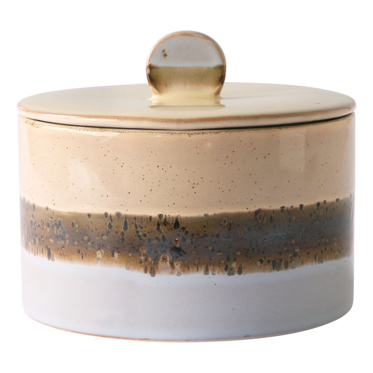 HKliving - Pot 70's en céramique - Multicolore