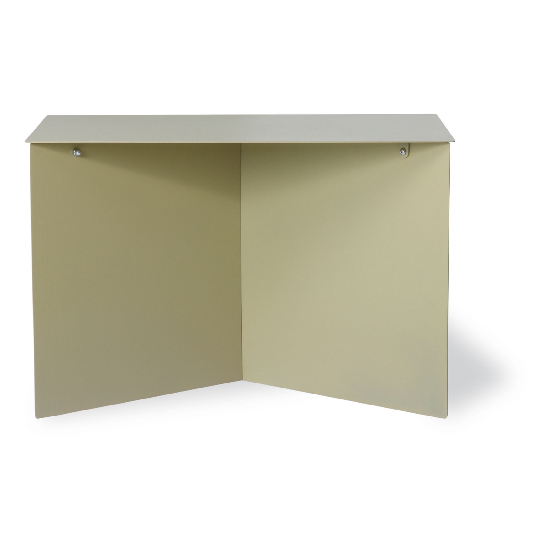 HKliving - Table basse rectangulaire en métal - Vert olive