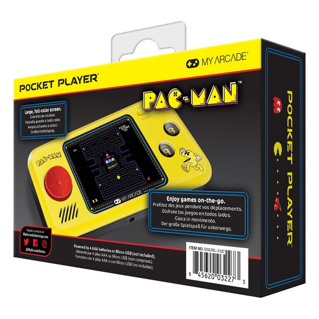 Consola de bolsillo retro Pac Man