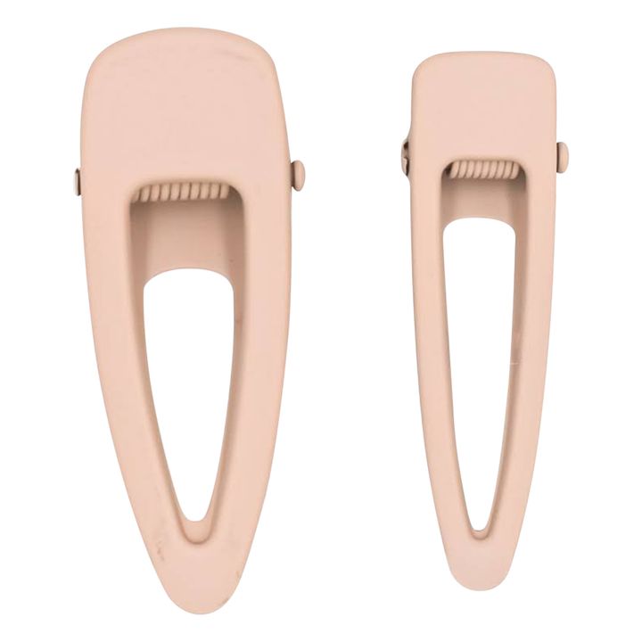Set of 2 Matte Clips | Pink- Product image n°0