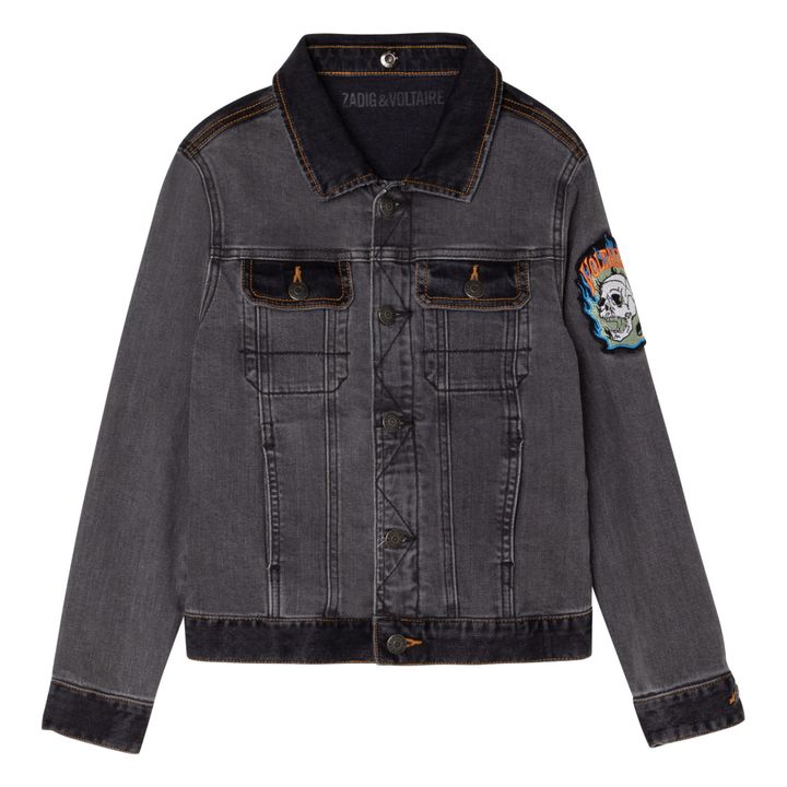 Denim Jacket Grey Zadig & Voltaire Fashion Teen , Children