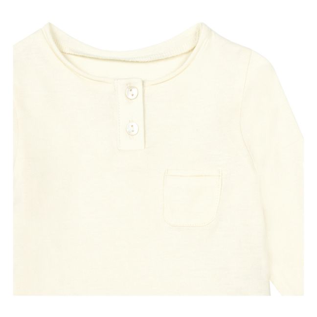 T-Shirt Lund Coton Bio | Blanc cassé