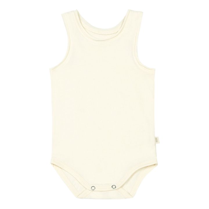Napoli Organic Cotton Playsuit  | Off white- Product image n°0