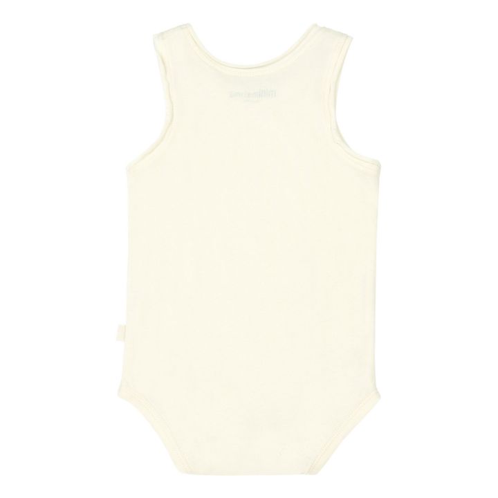 Napoli Organic Cotton Playsuit  | Off white- Product image n°1