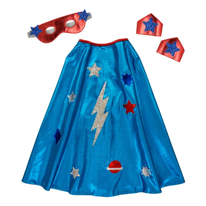 Kostüm Superheld | Blau- Produktbild Nr. 0