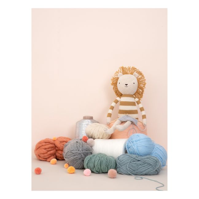 Peluche Leone in cotone bio