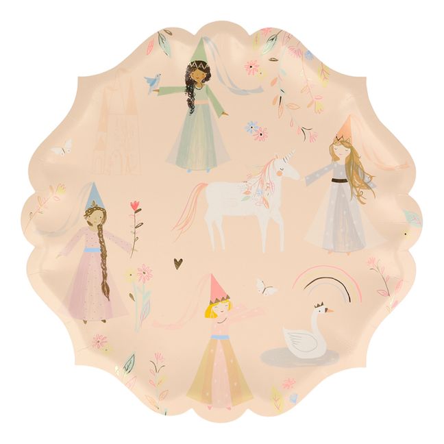 Princess Paper Plates - Set of 8