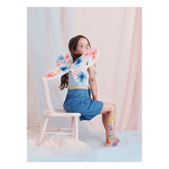 Ailes Fleuries en organza