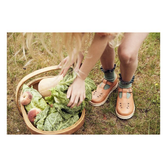 Riemchenschuhe Rosie | Kamelbraun