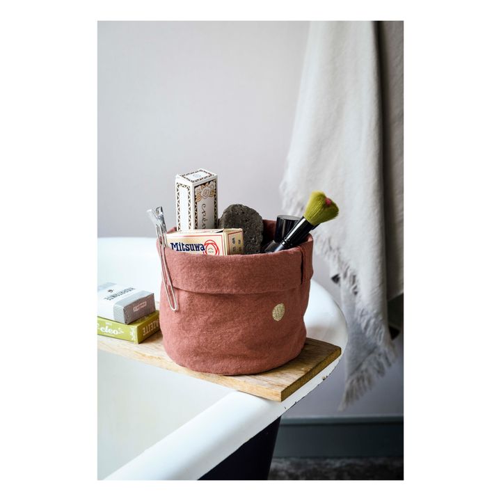 Iona Basket | Rhubarb colour- Product image n°1