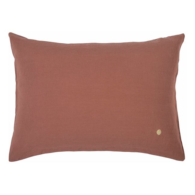 Funda de almohada Mona de Cáñamo | Ruibarbo