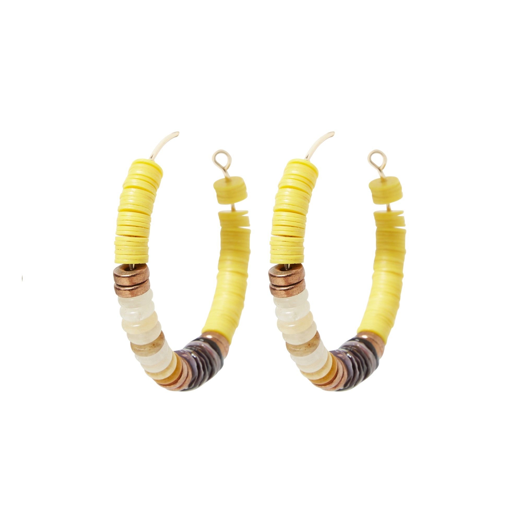 Allthemust - Boucles d’Oreilles Précieuses GM - Femme - Jaune