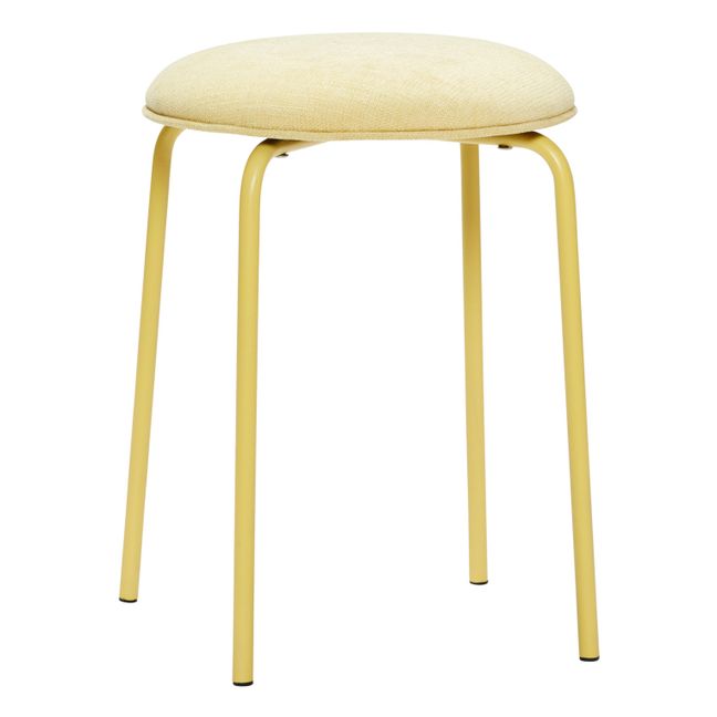 Sgabello in metallo | Giallo