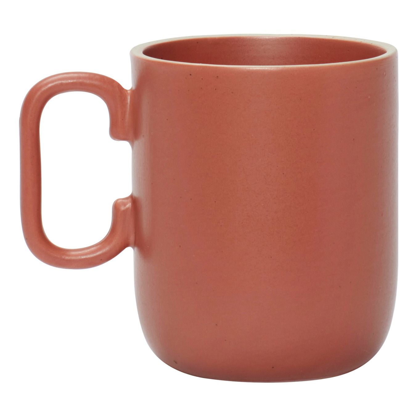 Hubsch - Mug en céramique - Rouge brique