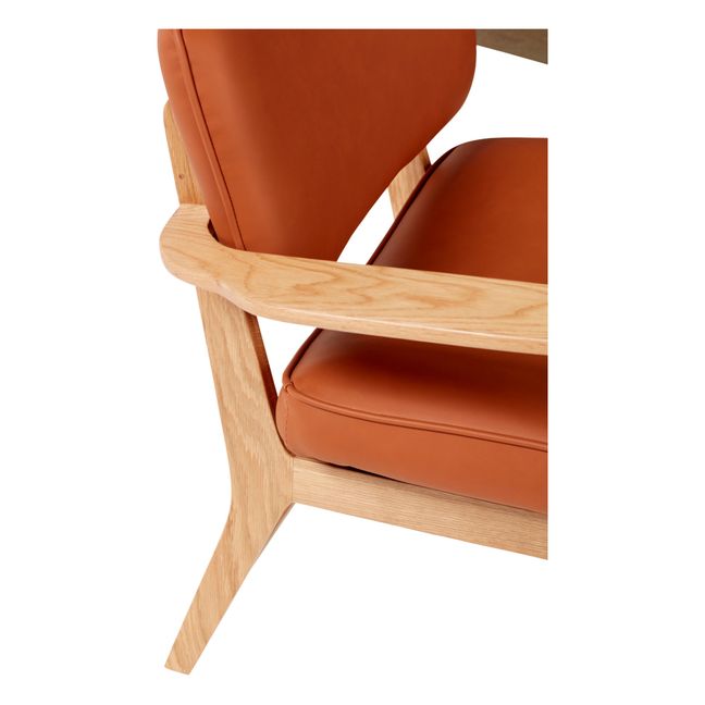 FSC Wooden Base Lounge Chair