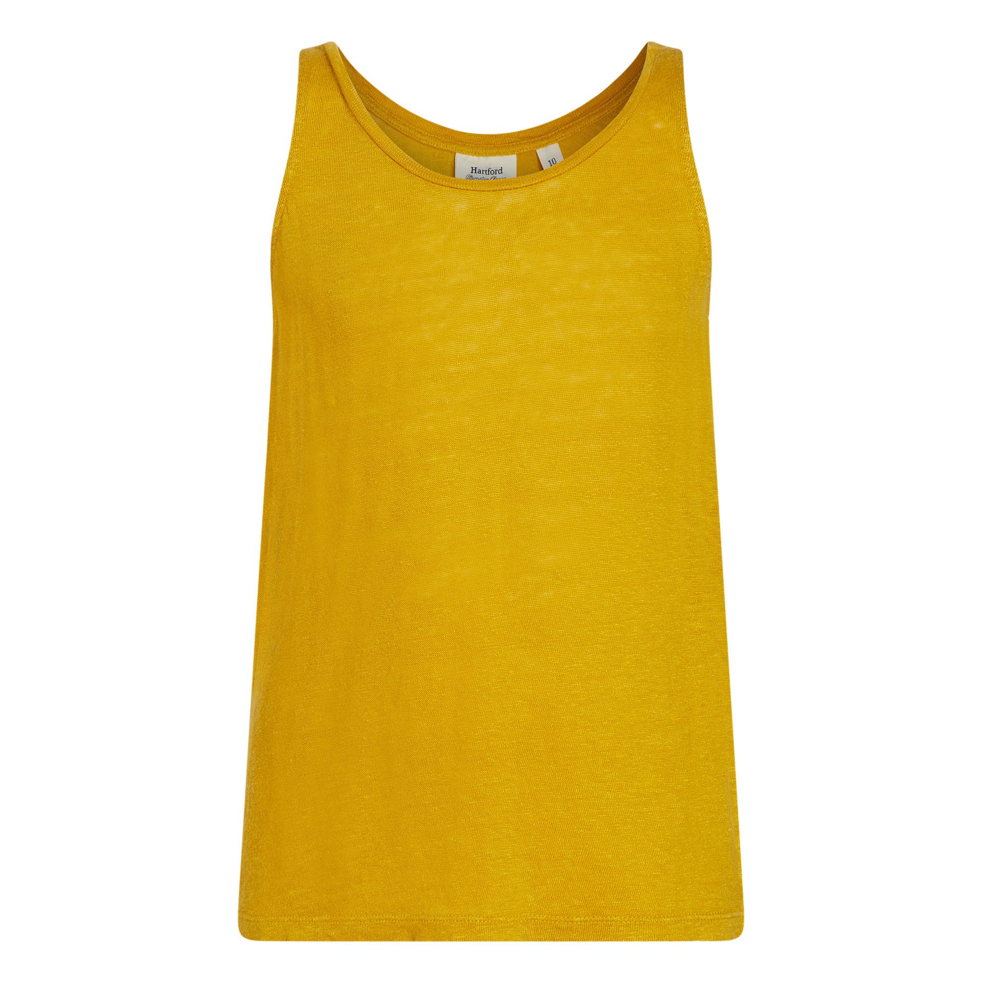 Hartford - Débardeur Toile Lin - Fille - Jaune