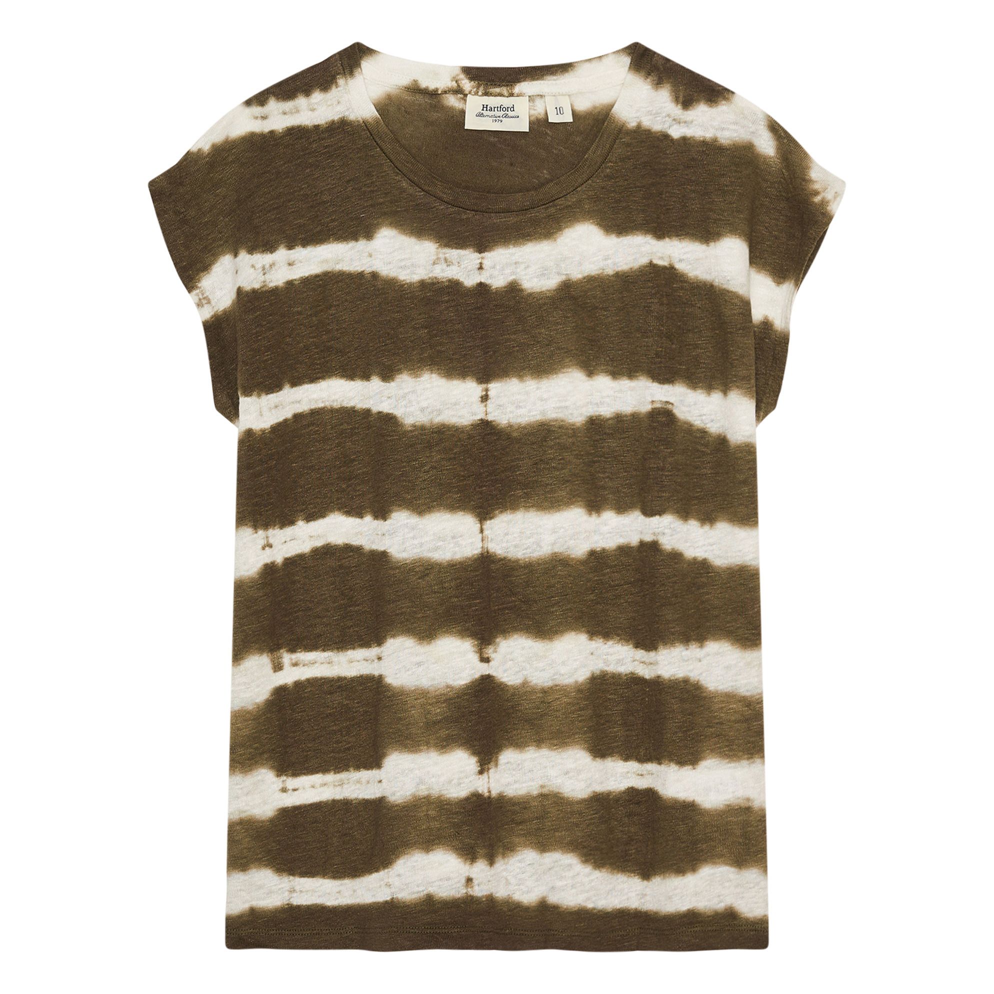 Hartford - T-shirt Teiva Lin Tie and Dye - Fille - Vert kaki