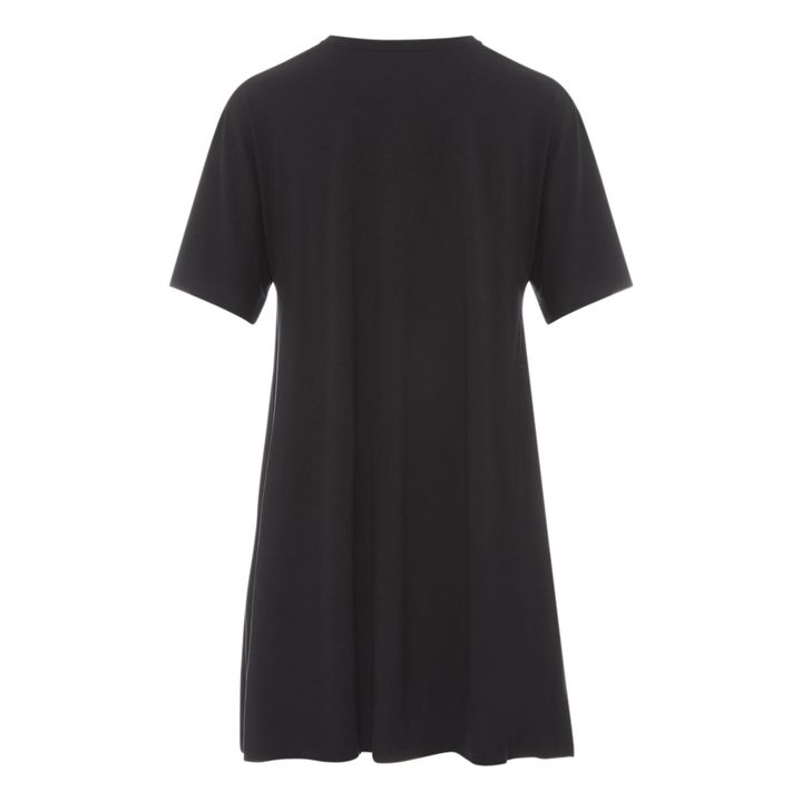 Vestido Camiseta Tencel Lite Negro- Imagen del producto n°4