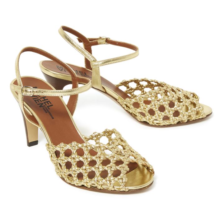 Michel Vivien Lala Sandals Gold Smallable