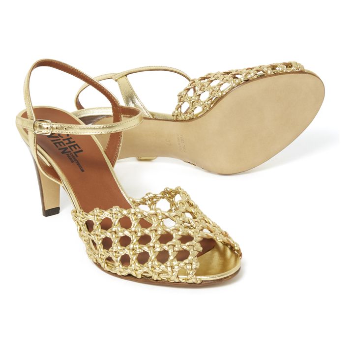 Michel vivien gold on sale sandals