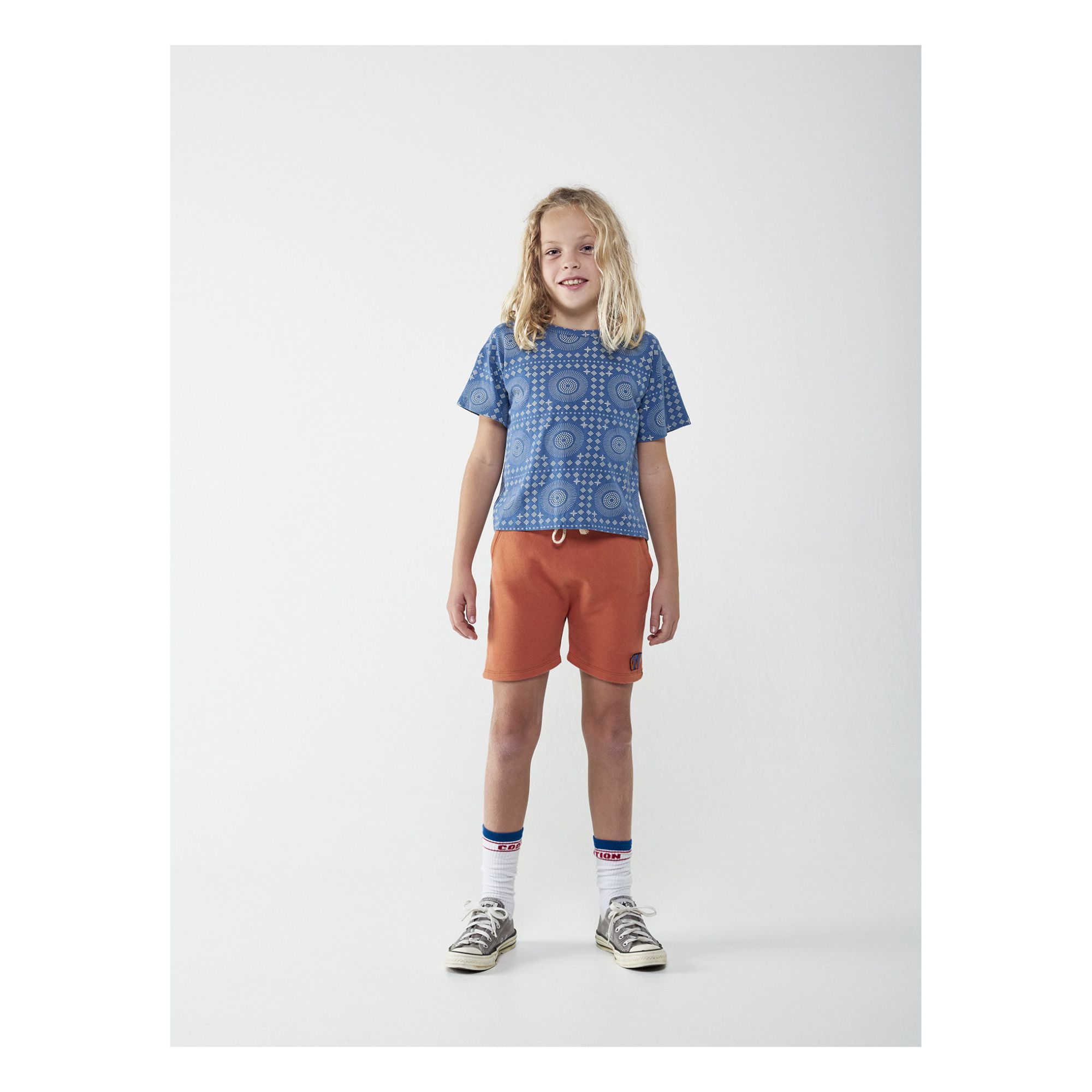 Shorts Bicolore Arancione Wander \u0026 Wonder Moda Bambino