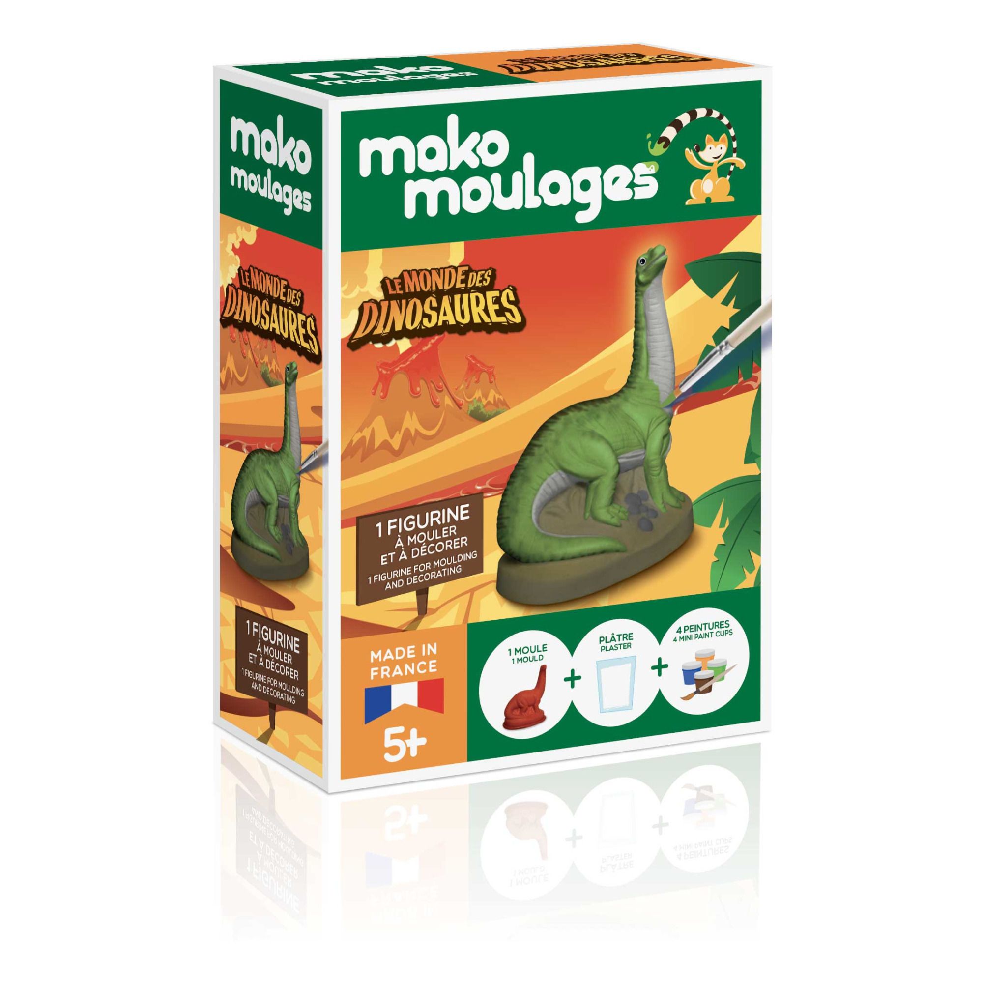 Mako Moulages - Coffret Diplodocus - Vert