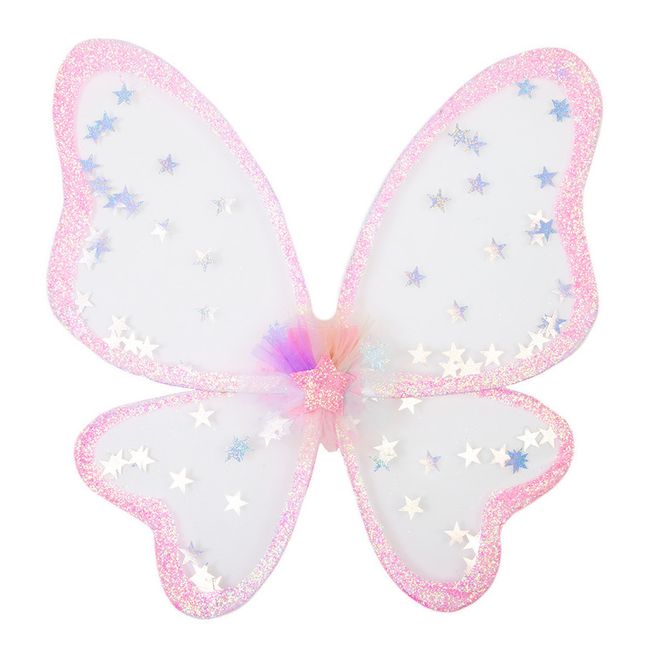 Alas de hada con estrellas brillantes