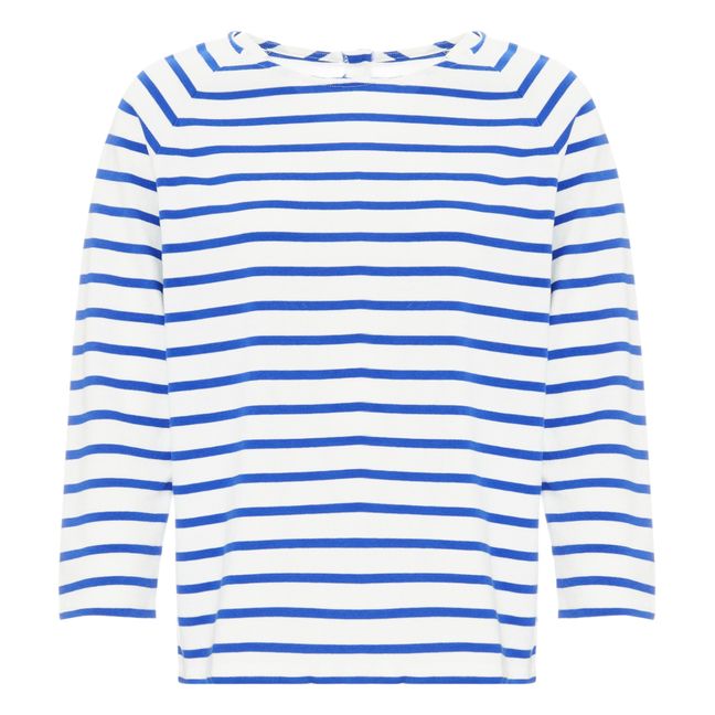 T-shirt Maow a righe  - Collezione Donna  | Blu