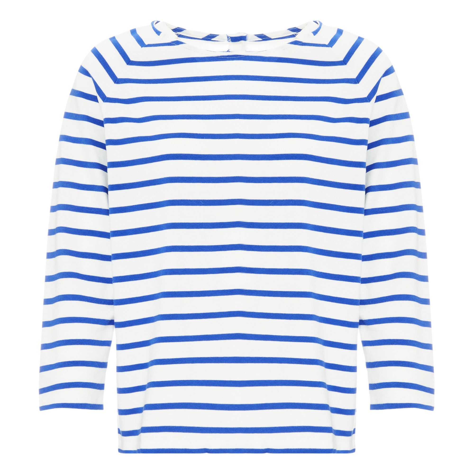 Bellerose - T-shirt Maow Rayé - Collection Femme - - Bleu