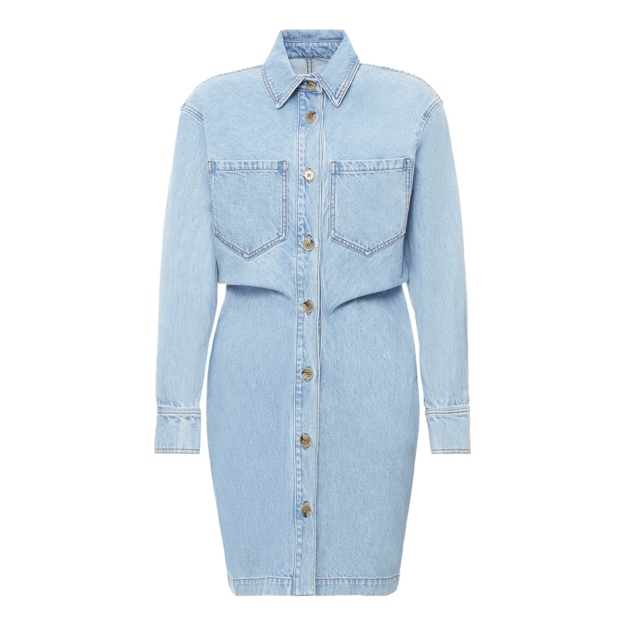 daisy denim dress