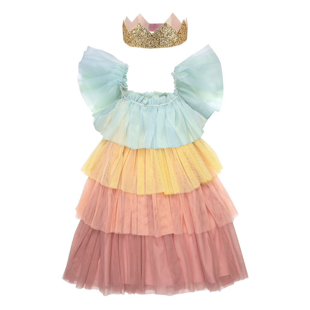 Meri Meri - Déguisement de princesse arc-en-ciel - Multicolore