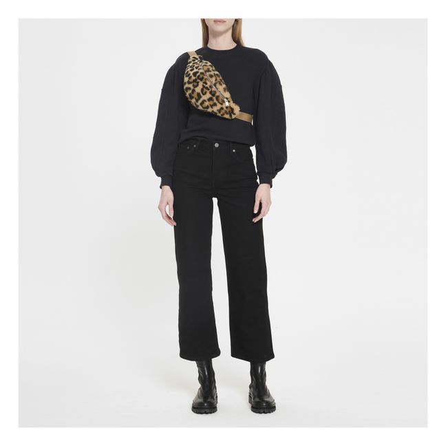 Merino Wool Belt Bag Leopard