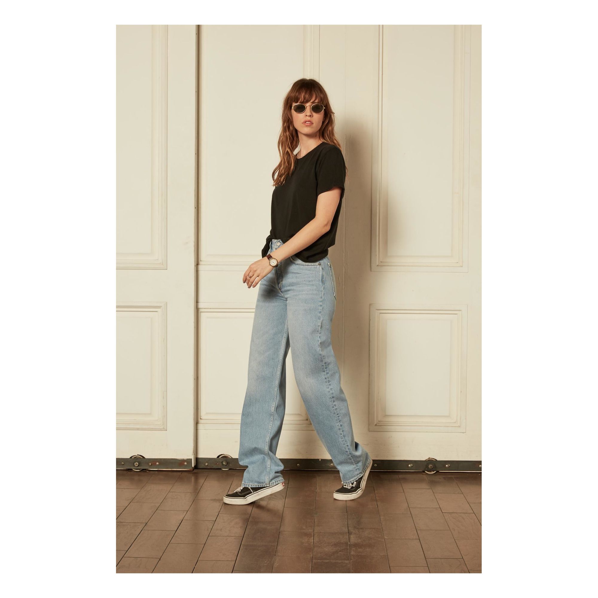 high rise relaxed fit jeans