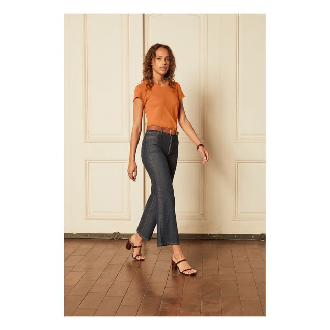 The Mikey High Rise Wide Leg Organic Cotton Jeans  The Lady Vanishes
