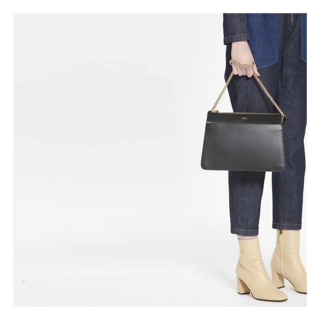 Tasche New Ella aus Leder  | Schwarz